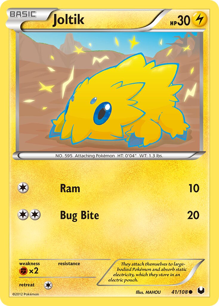 Joltik 041/108 — Dark Explorers (English Pokémon TCG card)
