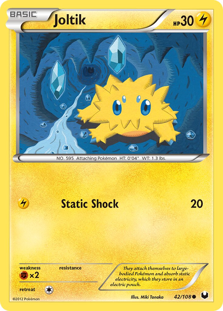 Joltik 042/108 — Dark Explorers (English Pokémon TCG card)