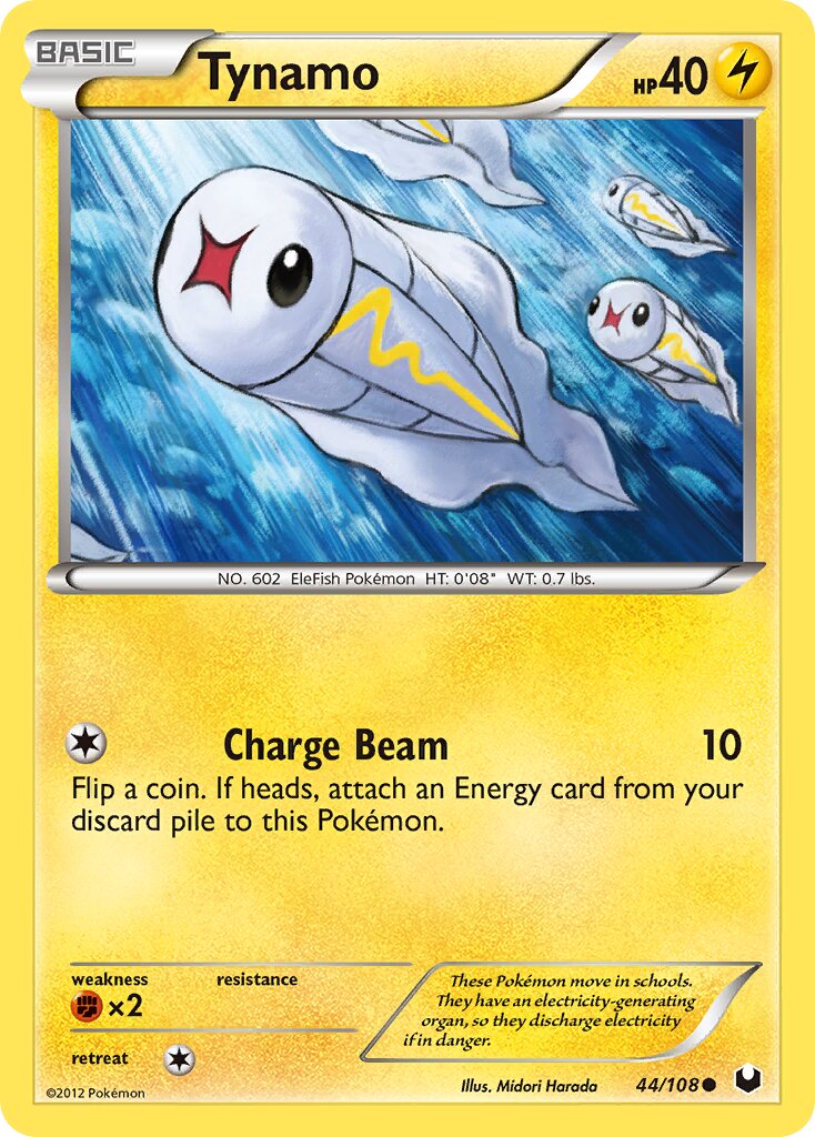 Tynamo 044/108 — Dark Explorers (English Pokémon TCG card)
