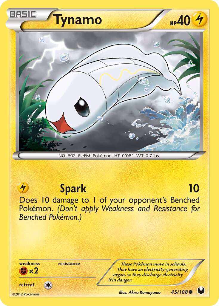 Tynamo 045/108 — Dark Explorers (English Pokémon TCG card)