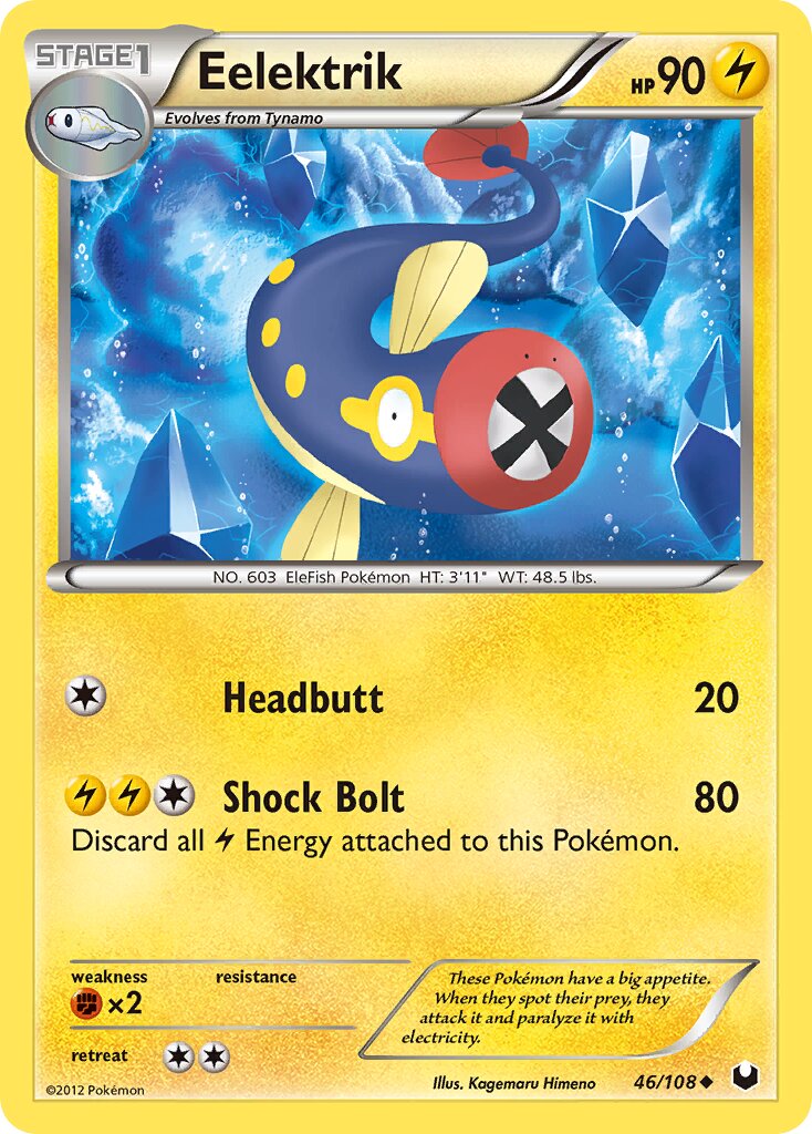 Eelektrik 046/108 — Dark Explorers (English Pokémon TCG card)