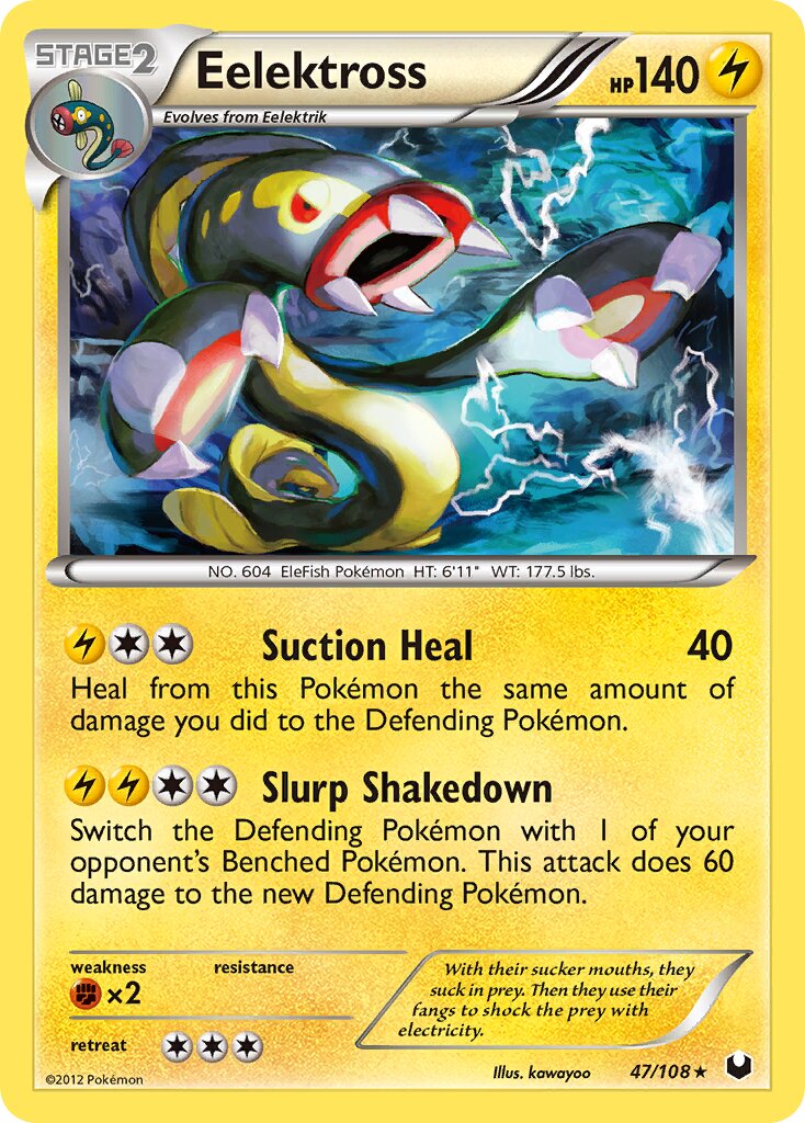 Eelektross 047/108 — Dark Explorers (English Pokémon TCG card)