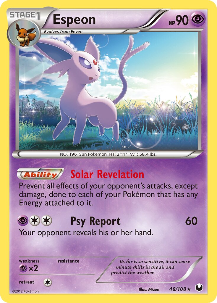 Espeon 048/108 — Dark Explorers (English Pokémon TCG card)