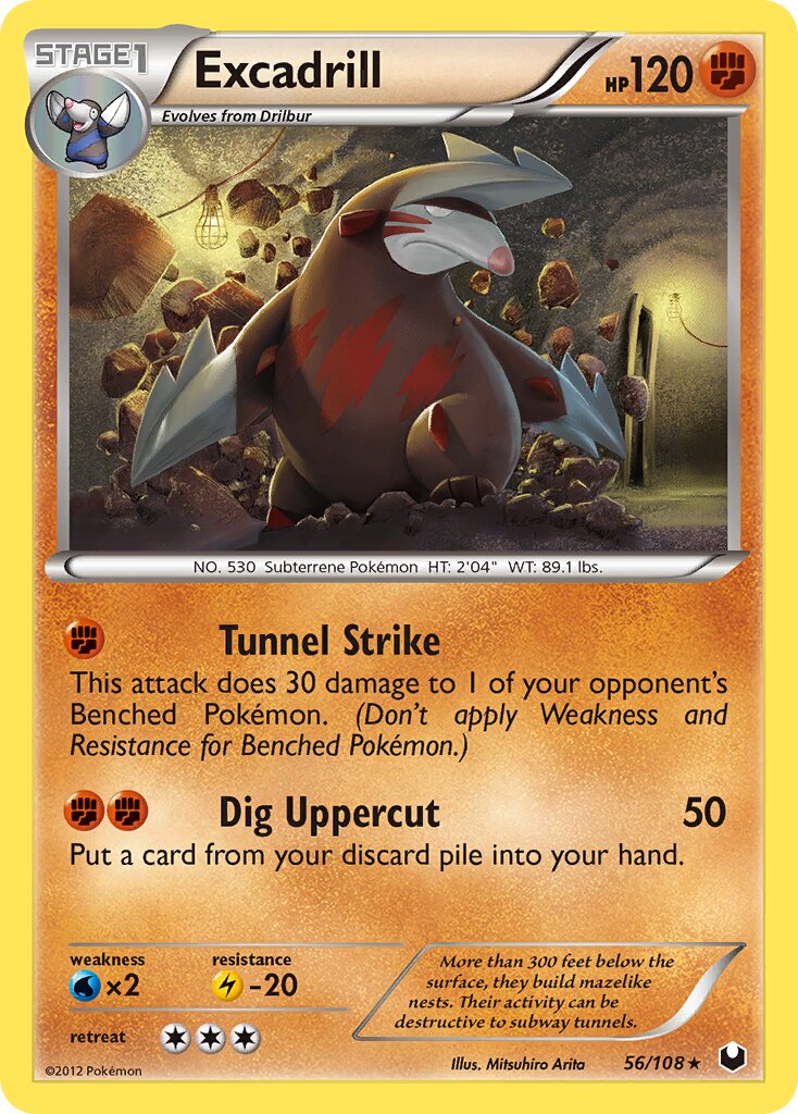 Excadrill 056/108 — Dark Explorers (English Pokémon TCG card)