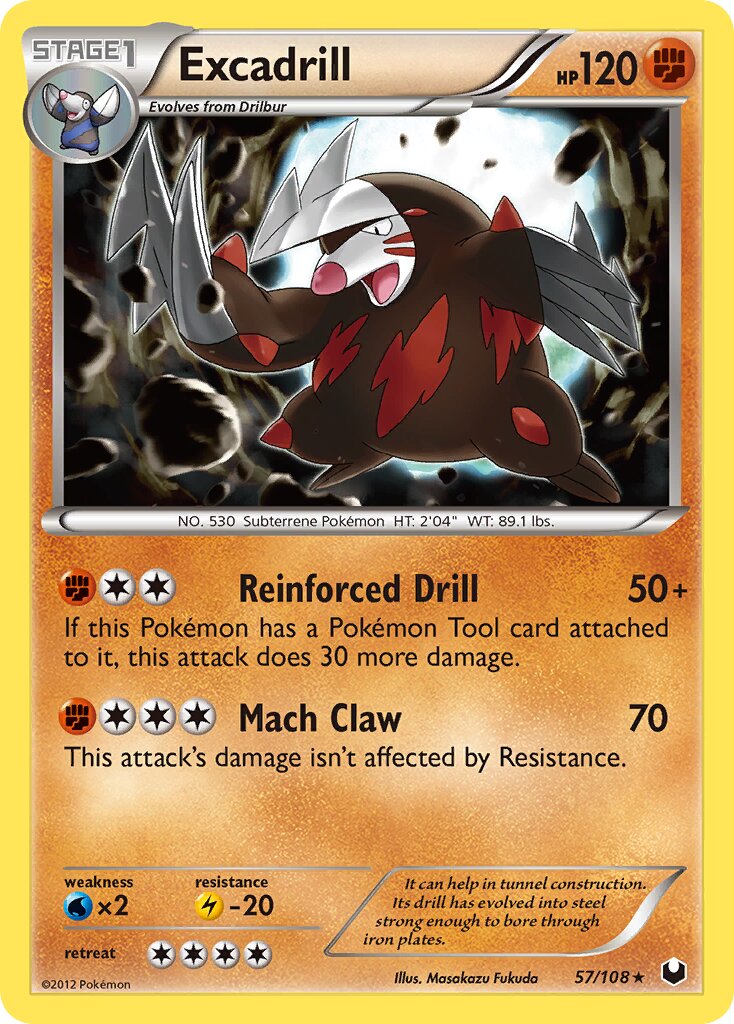 Excadrill 057/108 — Dark Explorers (English Pokémon TCG card)