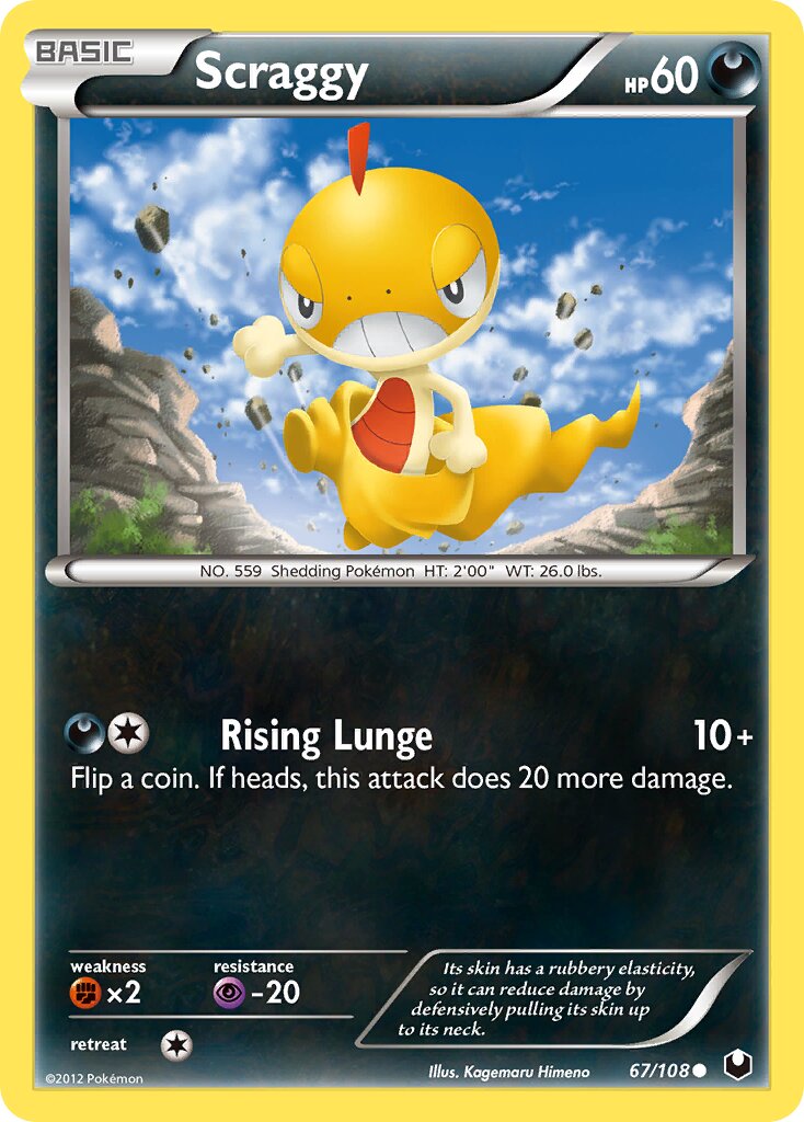 Scraggy 067/108 — Dark Explorers (English Pokémon TCG card)