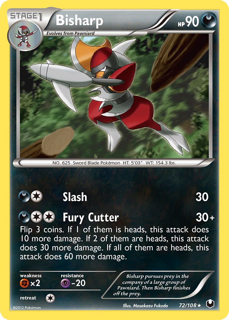 Bisharp 072/108 — Dark Explorers (English Pokémon TCG card)