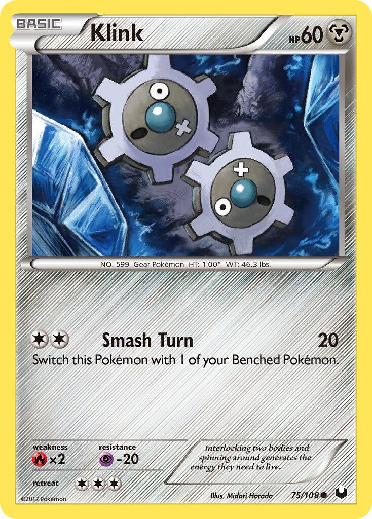 Klink 075/108 — Dark Explorers (English Pokémon TCG card)