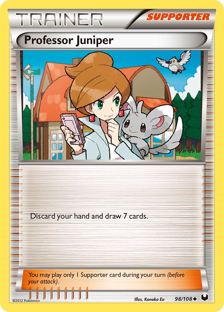 Professor Juniper 098/108 — Dark Explorers (English Pokémon TCG card)