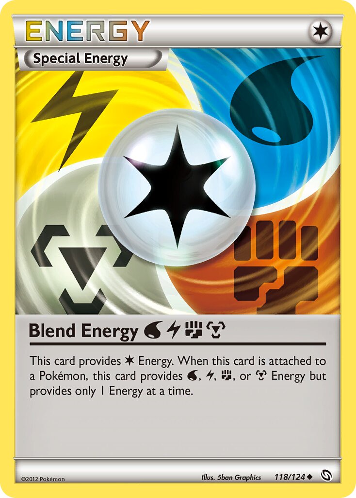 Blend Energy WLFM 118/124 — Dragons Exalted (English Pokémon TCG card)