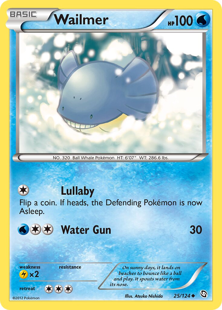Wailmer 025/124 — Dragons Exalted (English Pokémon TCG card)