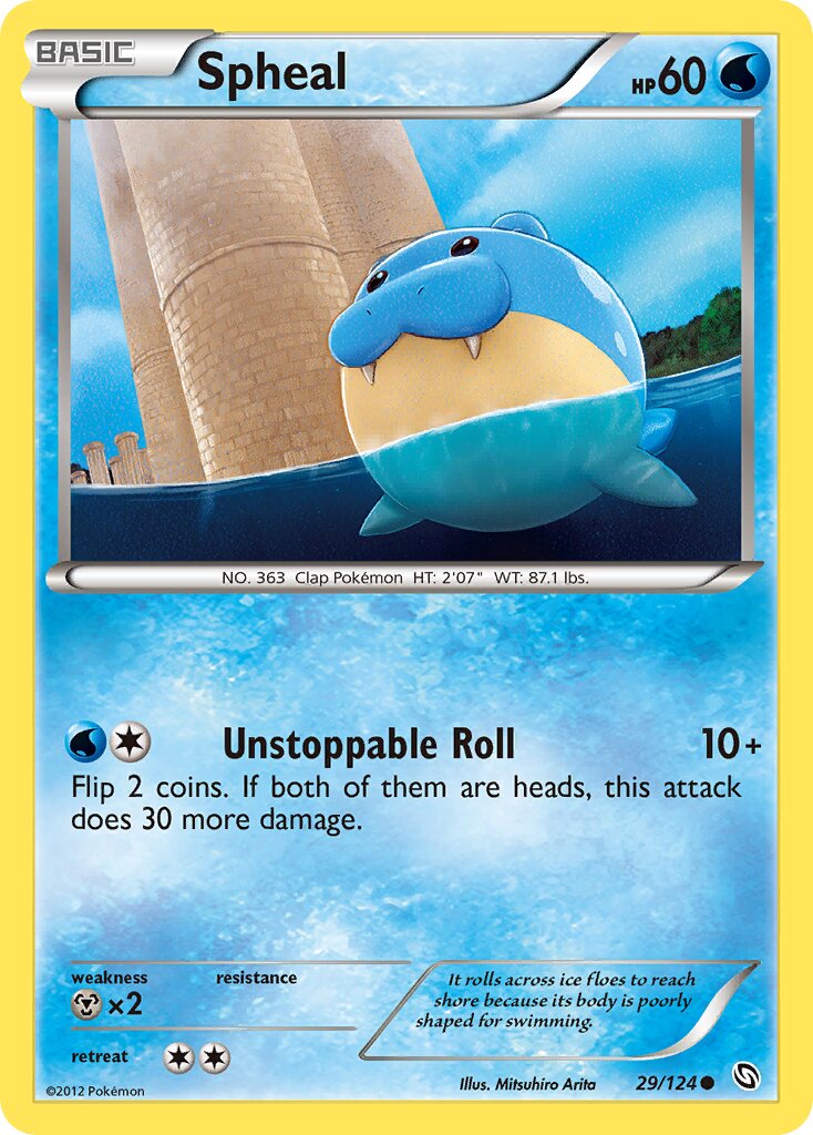 Spheal 029/124 — Dragons Exalted (English Pokémon TCG card)