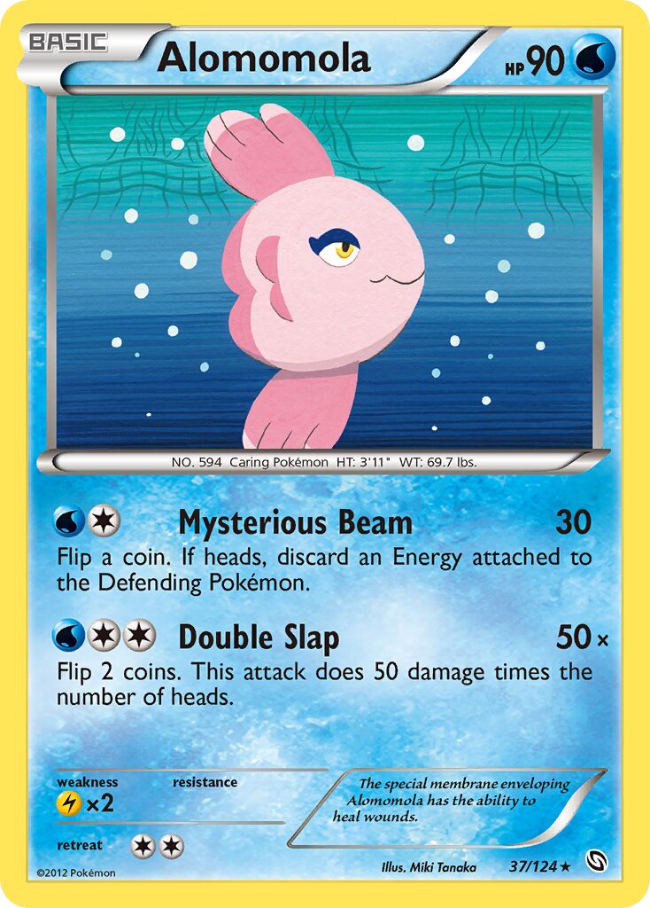 Alomomola 037/124 — Dragons Exalted (English Pokémon TCG card)