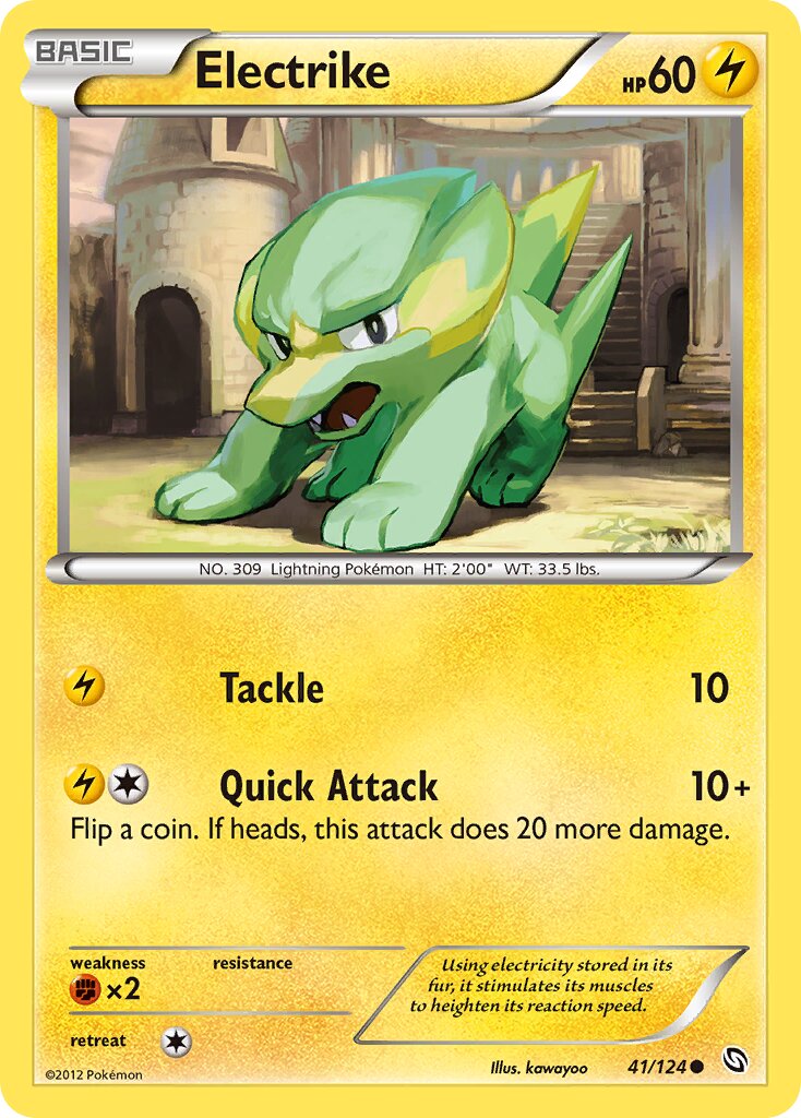 Electrike 041/124 — Dragons Exalted (English Pokémon TCG card)