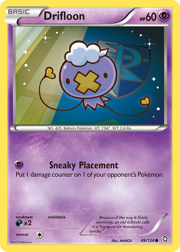 Drifloon 049/124 — Dragons Exalted (English Pokémon TCG card)