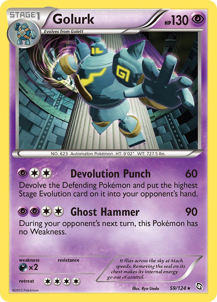 Golurk 059/124 — Dragons Exalted (English Pokémon TCG card)