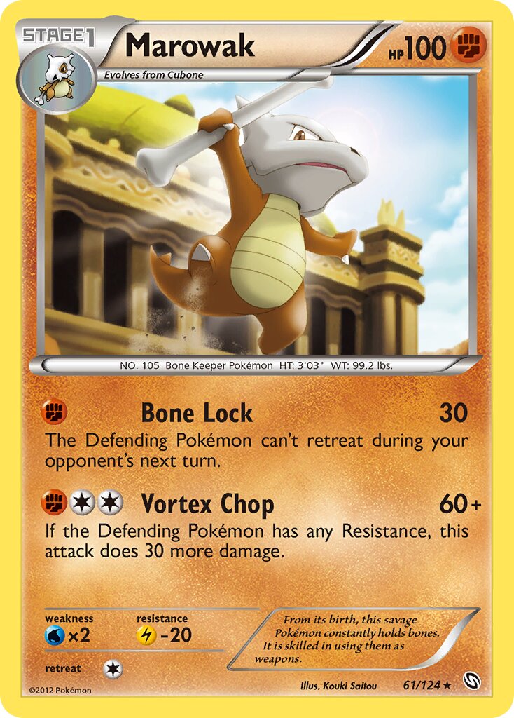 Marowak 061/124 — Dragons Exalted (English Pokémon TCG card)