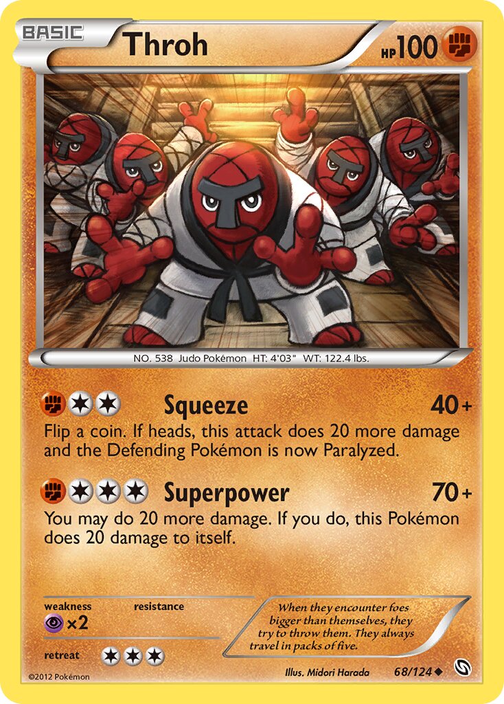Throh 068/124 — Dragons Exalted (English Pokémon TCG card)