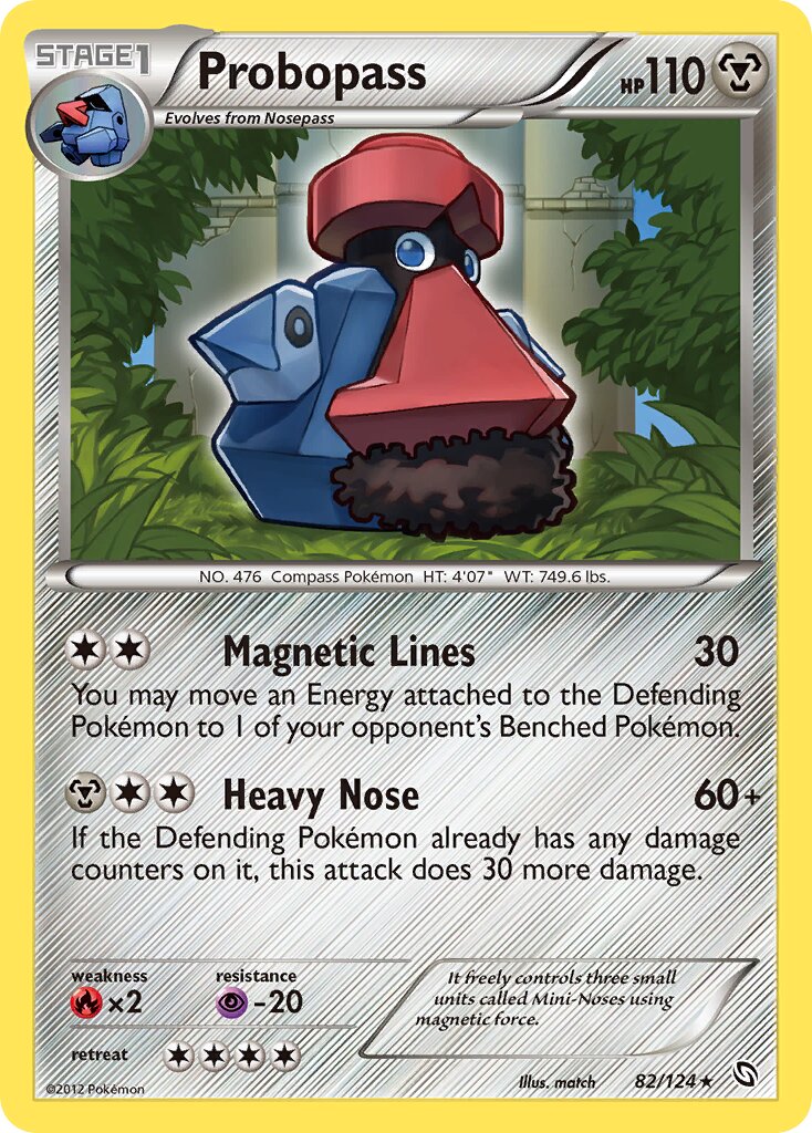 Probopass 082/124 — Dragons Exalted (English Pokémon TCG card)
