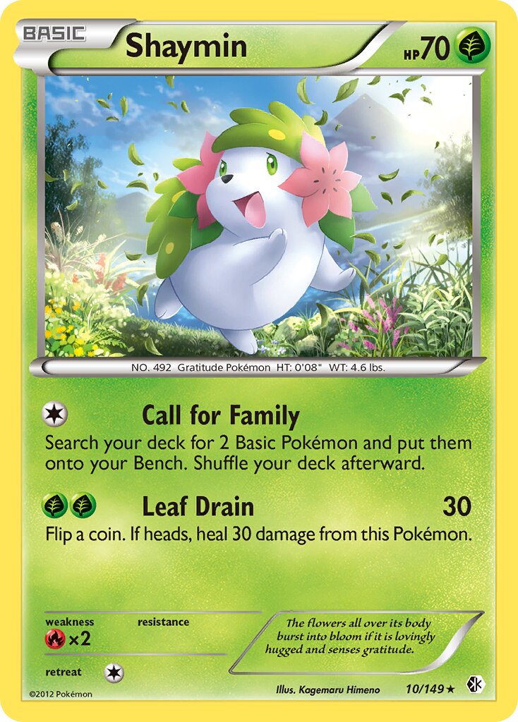 Shaymin 010/149 — Boundaries Crossed (English Pokémon TCG card)