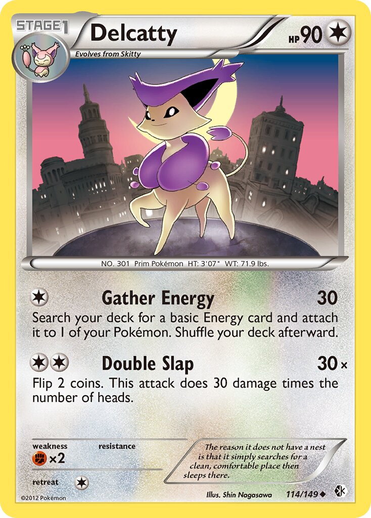 Delcatty 114/149 — Boundaries Crossed (English Pokémon TCG card)