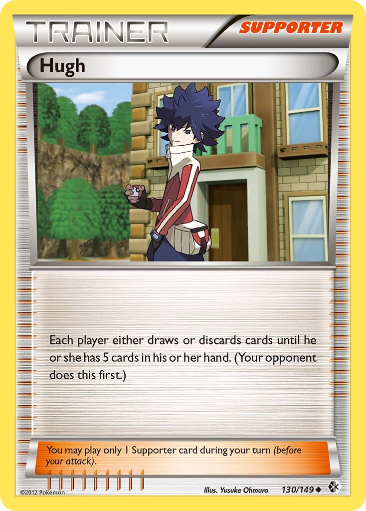 Hugh 130/149 — Boundaries Crossed (English Pokémon TCG card)
