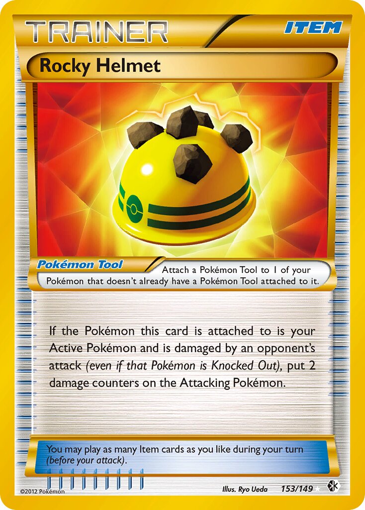 Rocky Helmet 153/149 — Boundaries Crossed (English Pokémon TCG card)
