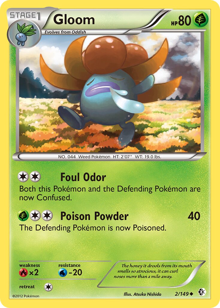 Gloom 002/149 — Boundaries Crossed (English Pokémon TCG card)