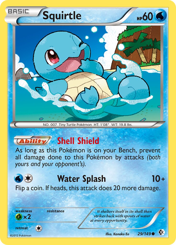 Squirtle 029/149 — Boundaries Crossed (English Pokémon TCG card)