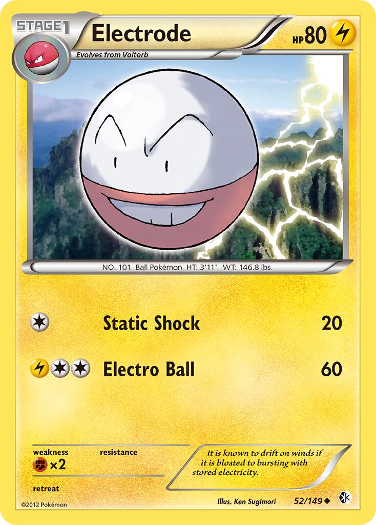 Electrode 052/149 — Boundaries Crossed (English Pokémon TCG card)
