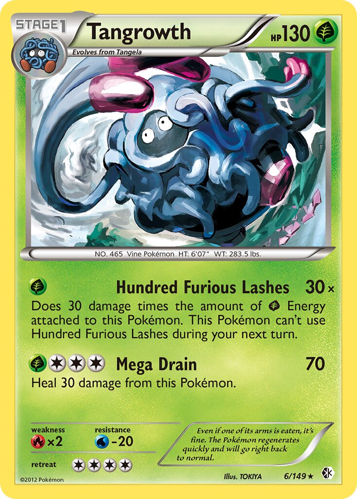 Tangrowth 006/149 — Boundaries Crossed (English Pokémon TCG card)