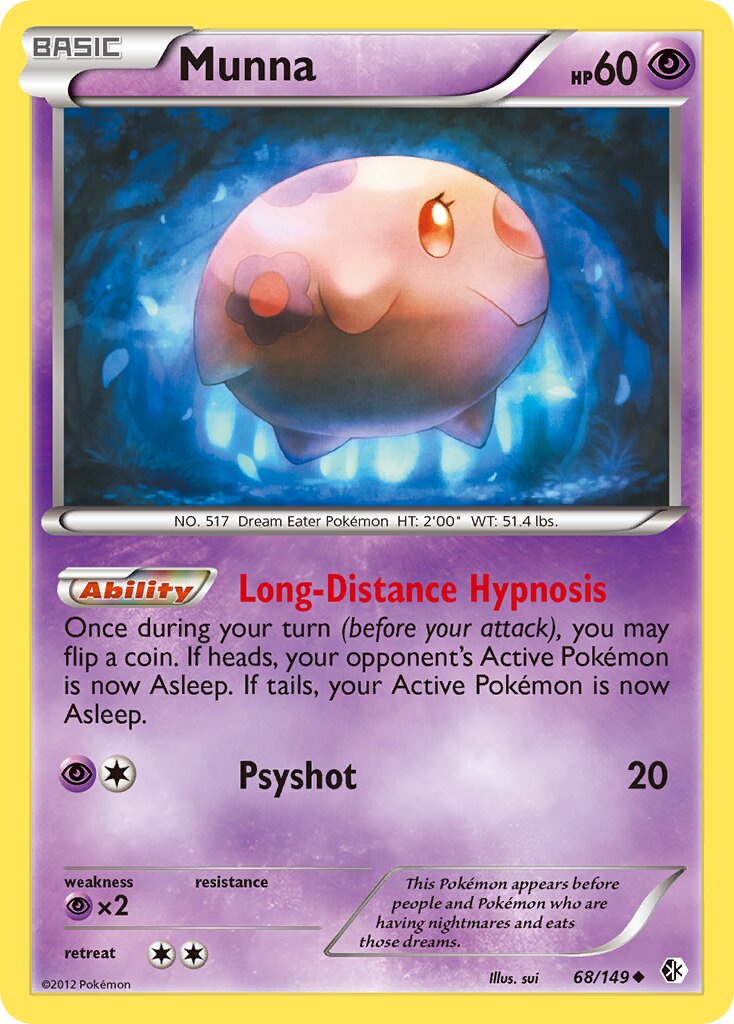 Munna 068/149 — Boundaries Crossed (English Pokémon TCG card)