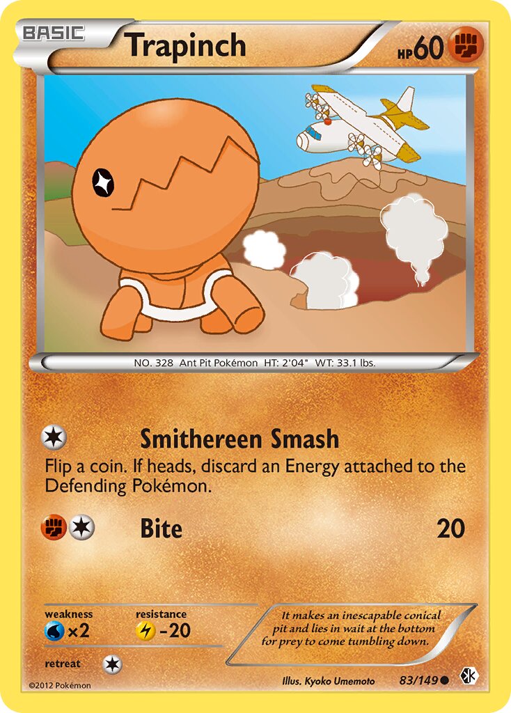 Trapinch 083/149 — Boundaries Crossed (English Pokémon TCG card)