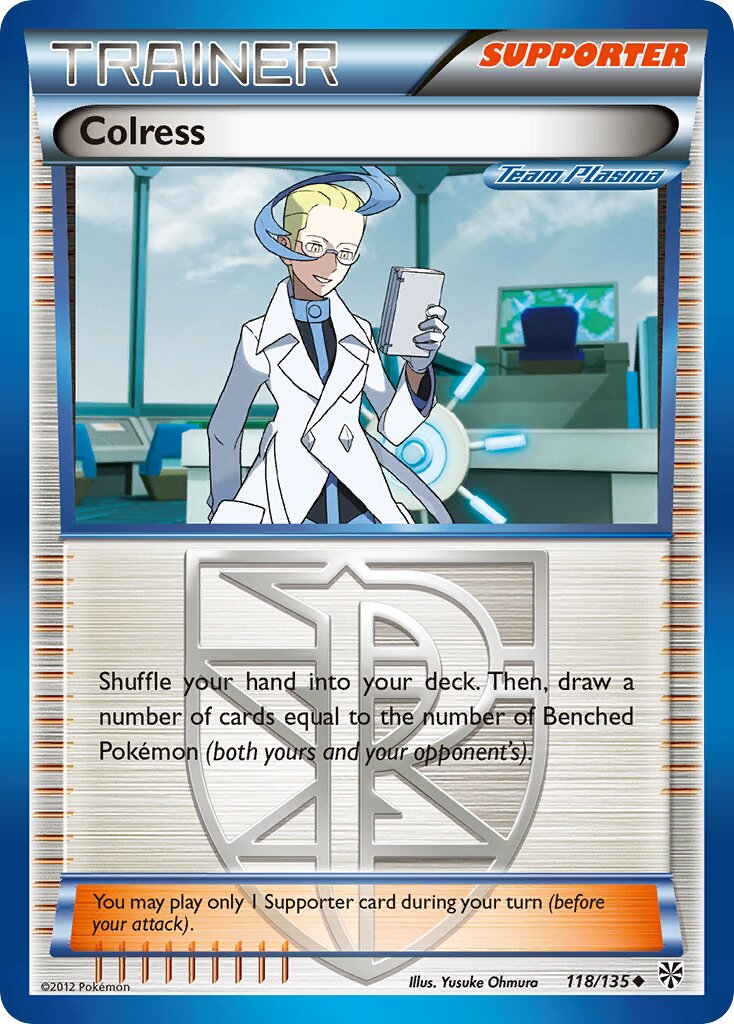 Colress 118/135 — Plasma Storm (English Pokémon TCG card)