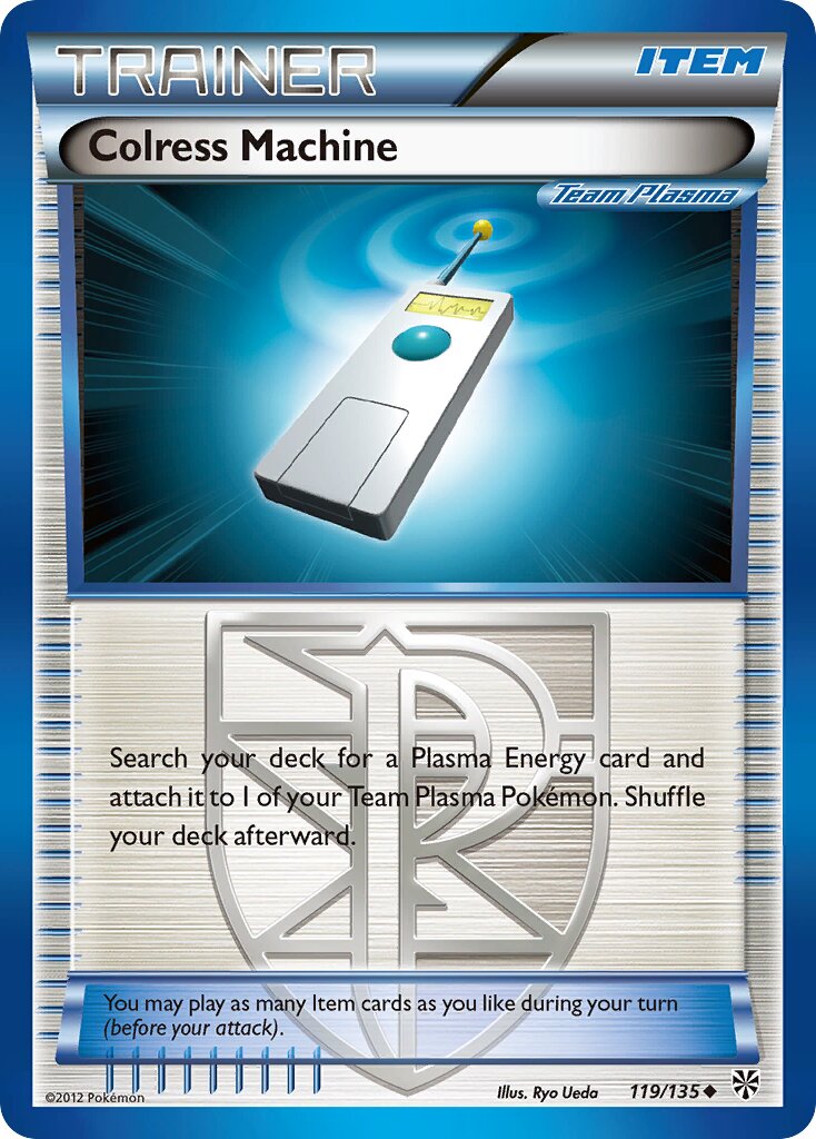 Colress Machine 119/135 — Plasma Storm (English Pokémon TCG card)