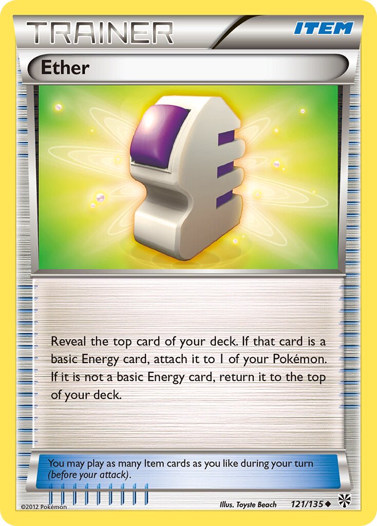 Ether 121/135 — Plasma Storm (English Pokémon TCG card)