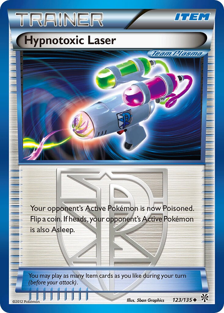 Hypnotoxic Laser 123/135 — Plasma Storm (English Pokémon TCG card)