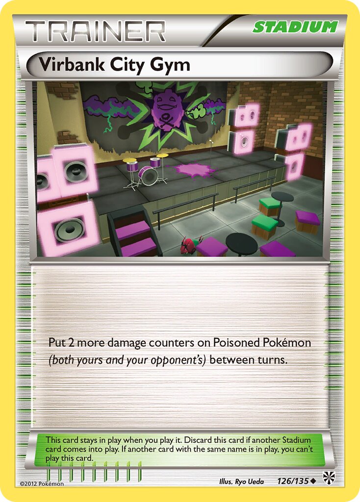 Virbank City Gym 126/135 — Plasma Storm (English Pokémon TCG card)