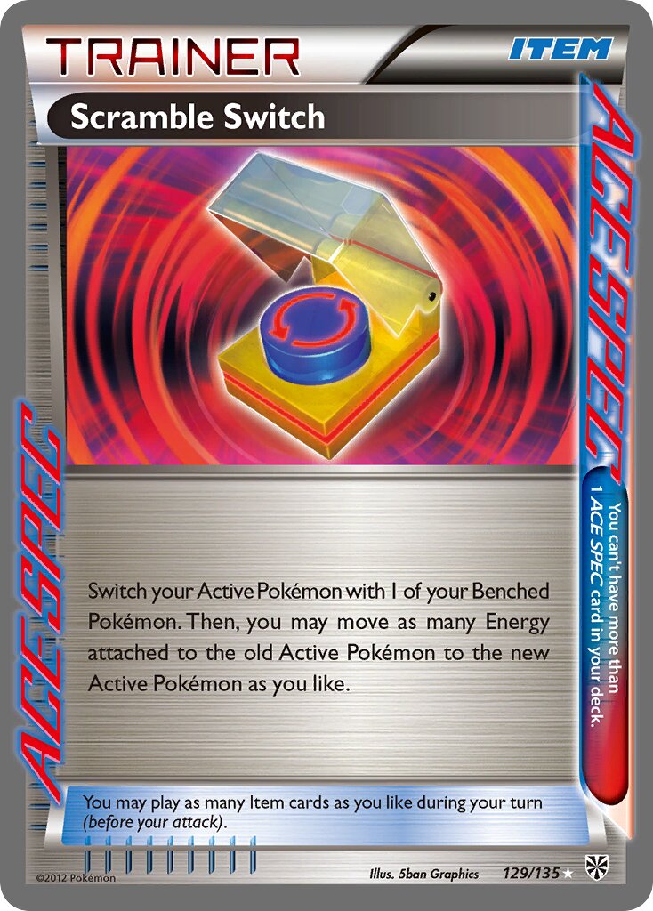 Scramble Switch 129/135 — Plasma Storm (English Pokémon TCG card)