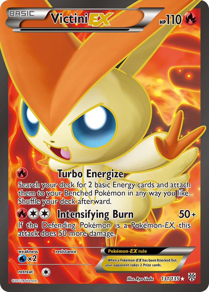 Victini-EX 131/135 — Plasma Storm (English Pokémon TCG card)
