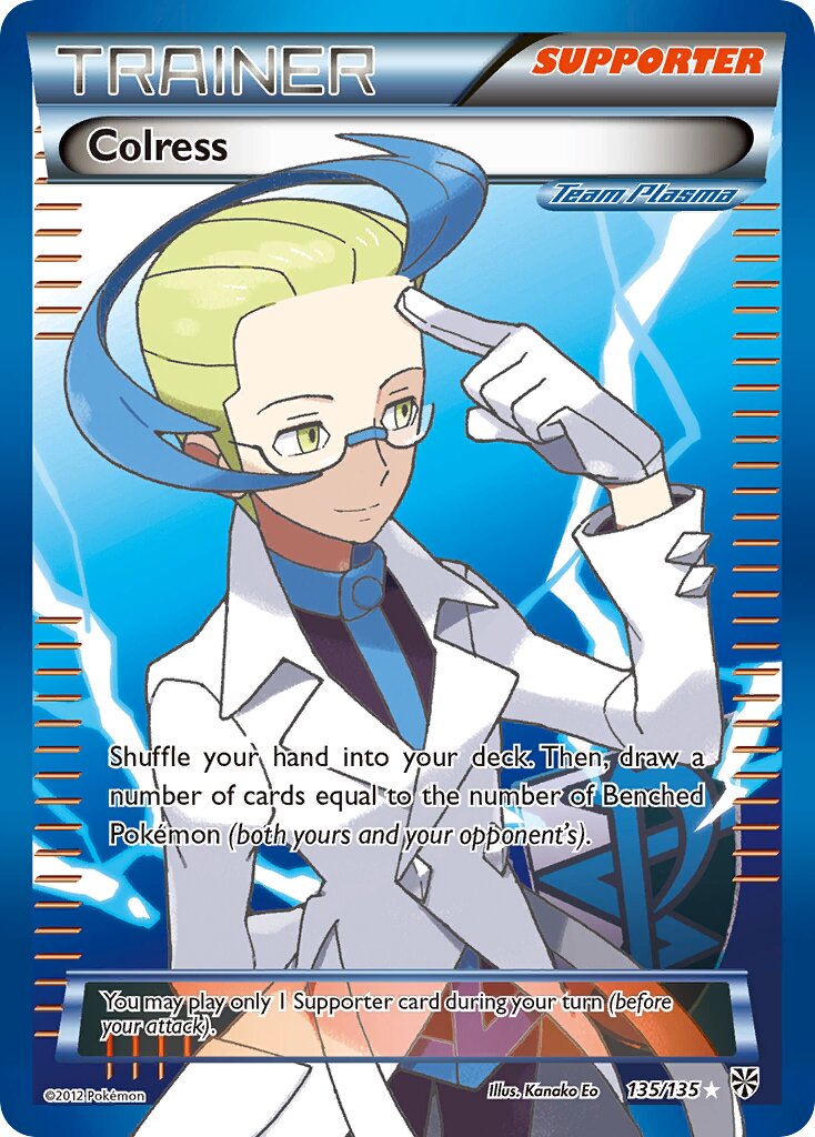 Colress 135/135 — Plasma Storm (English Pokémon TCG card)