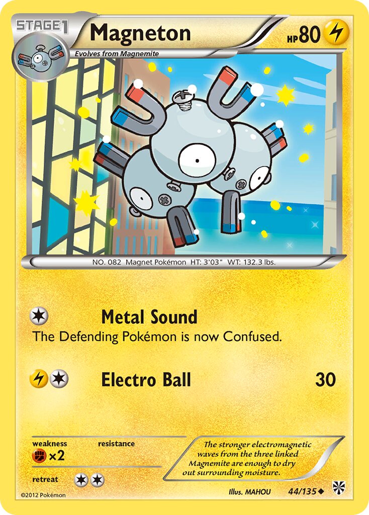 Magneton 044/135 — Plasma Storm (English Pokémon TCG card)