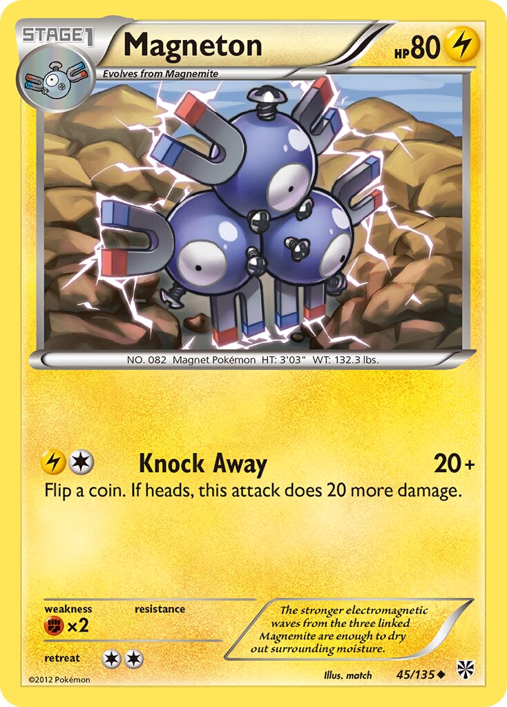 Magneton 045/135 — Plasma Storm (English Pokémon TCG card)