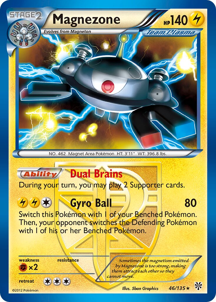 Magnezone 046/135 — Plasma Storm (English Pokémon TCG card)