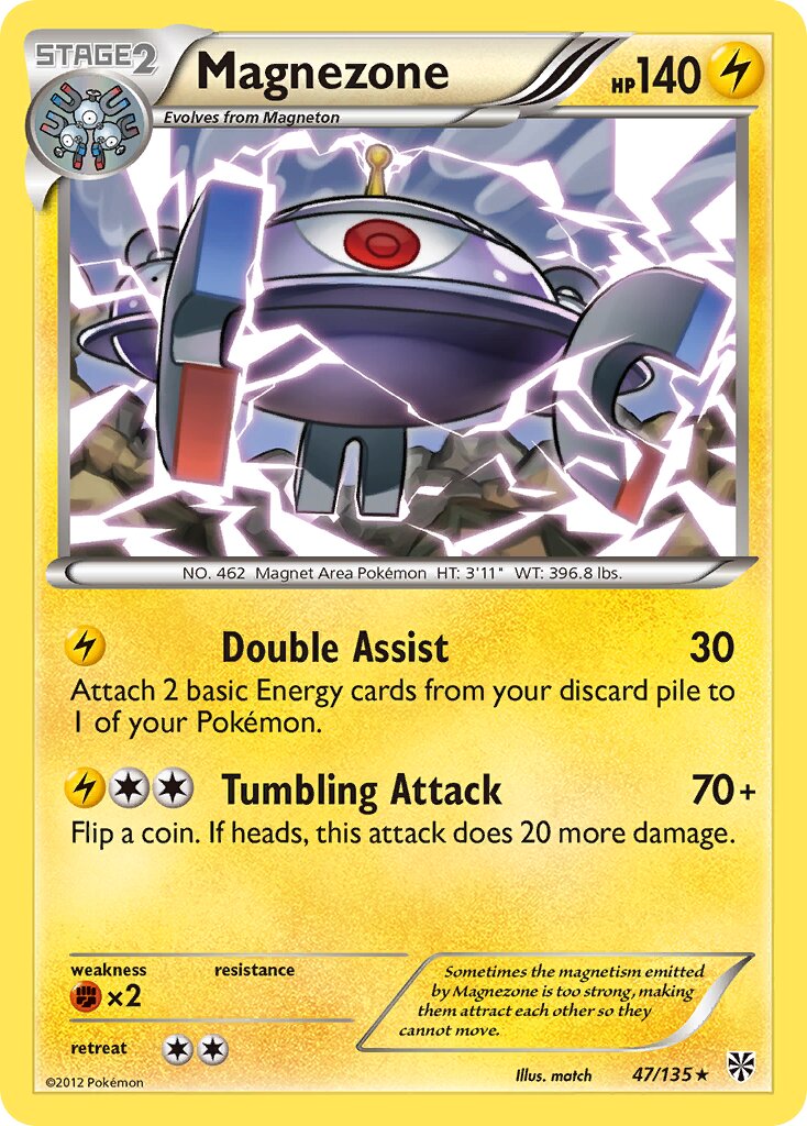 Magnezone 047/135 — Plasma Storm (English Pokémon TCG card)
