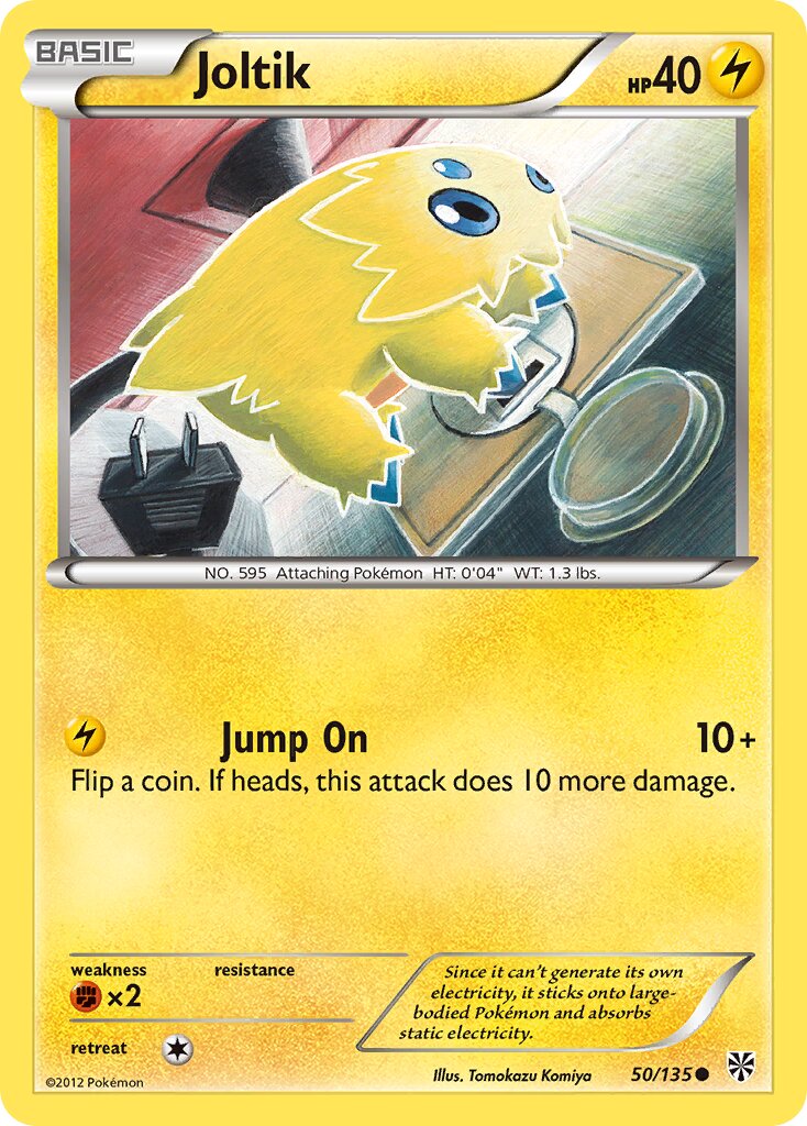 Joltik 050/135 — Plasma Storm (English Pokémon TCG card)