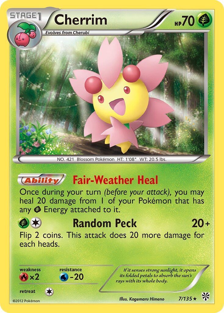 Cherrim 007/135 — Plasma Storm (English Pokémon TCG card)