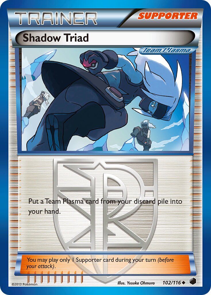 Shadow Triad 102/116 — Plasma Freeze (English Pokémon TCG card)