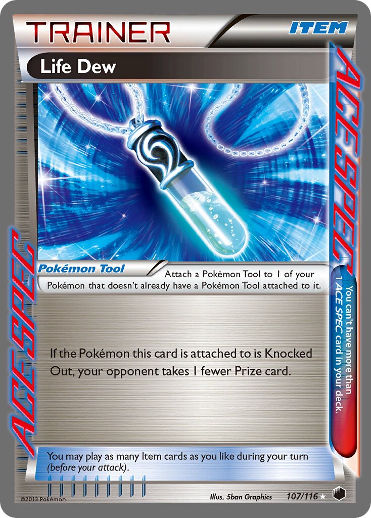 Life Dew 107/116 — Plasma Freeze (English Pokémon TCG card)