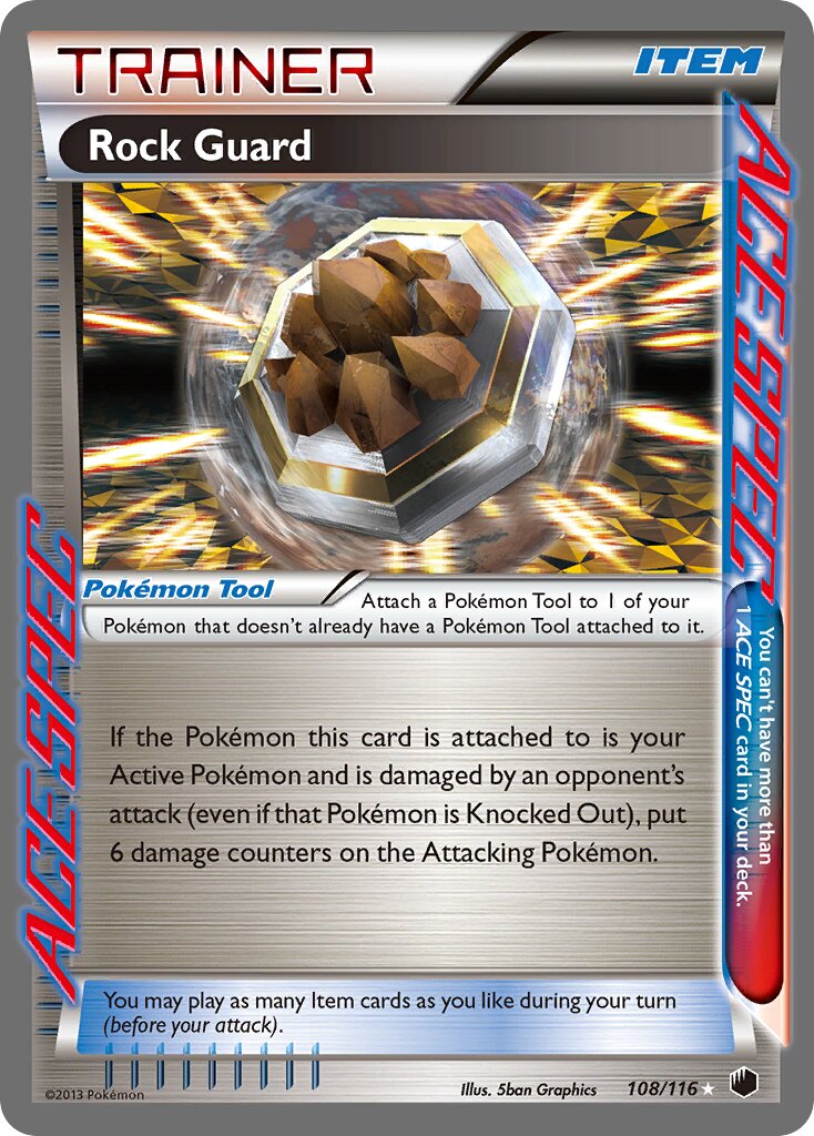 Rock Guard 108/116 — Plasma Freeze (English Pokémon TCG card)